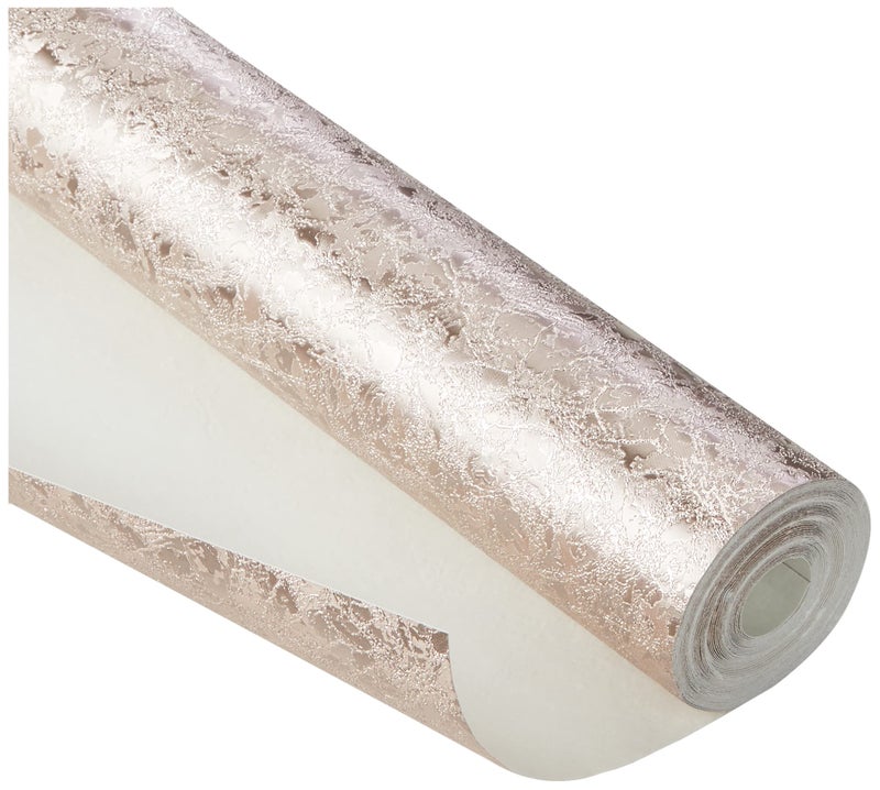 Arthouse Crushed Velvet Foil Wallpaper Rose Gold - Abstract Pattern of Subtle Textures - High Shine Metallic Foil Finish - Catch & Reflects Light - Hard Wearing Vinyl for Any Room - 294300 - Image 3